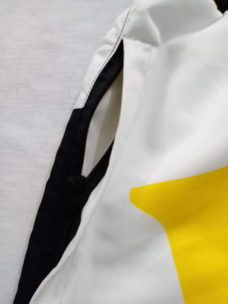 "BRAND" Caution swim shorts